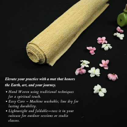 Trade Star Organic Cotton Yoga Mat Handloomed Meditation Rug Inches Perfect Size Mat Travel Mat for Indoor/Outdoor Use 72"L x 24"W Highly Absorbent Reversible Yoga Rug Tie Dye Yoga Mat for Exercise