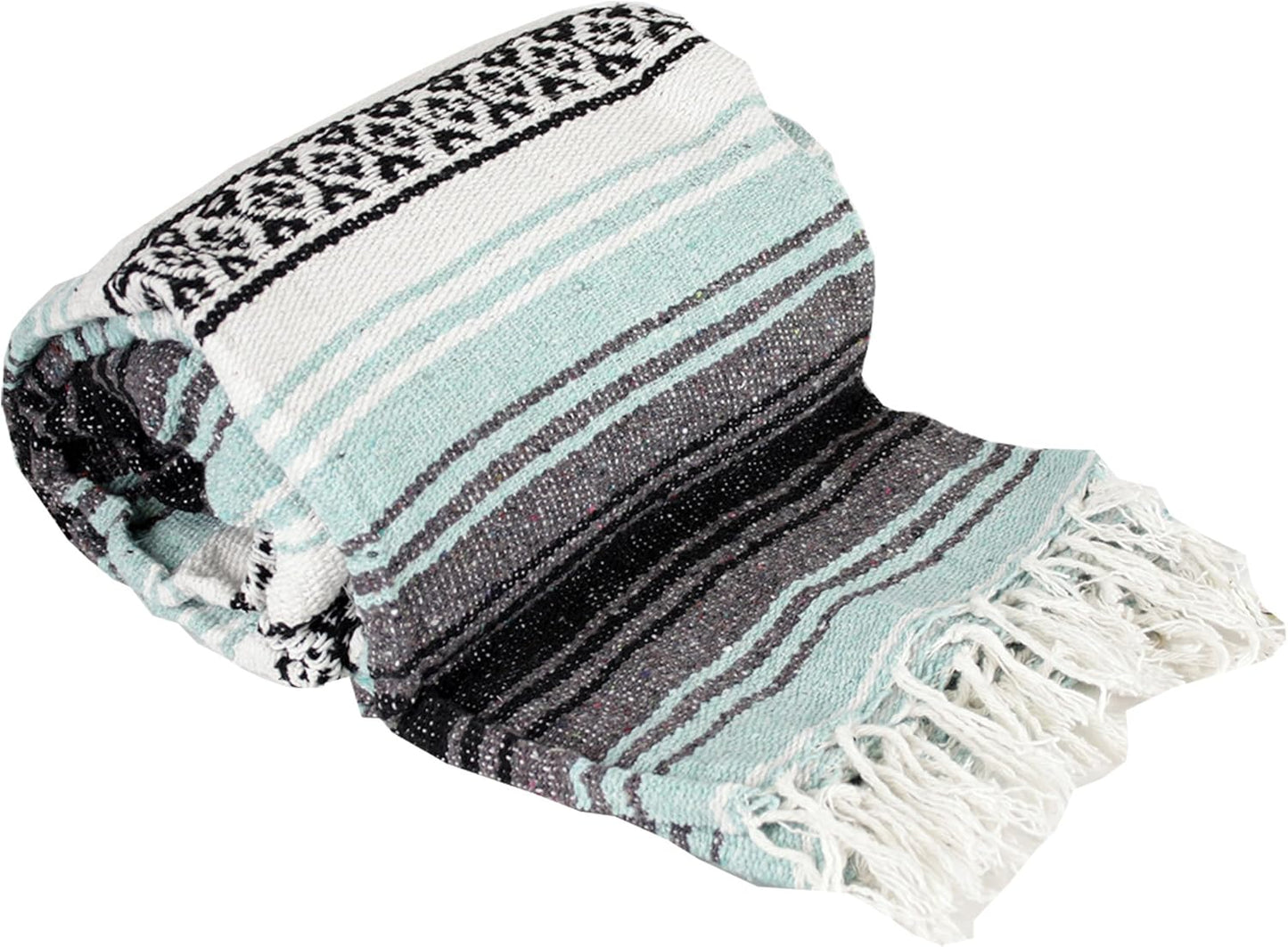 Canyon Creek Authentic Mexican Yoga Falsa Blanket (Light Purple)