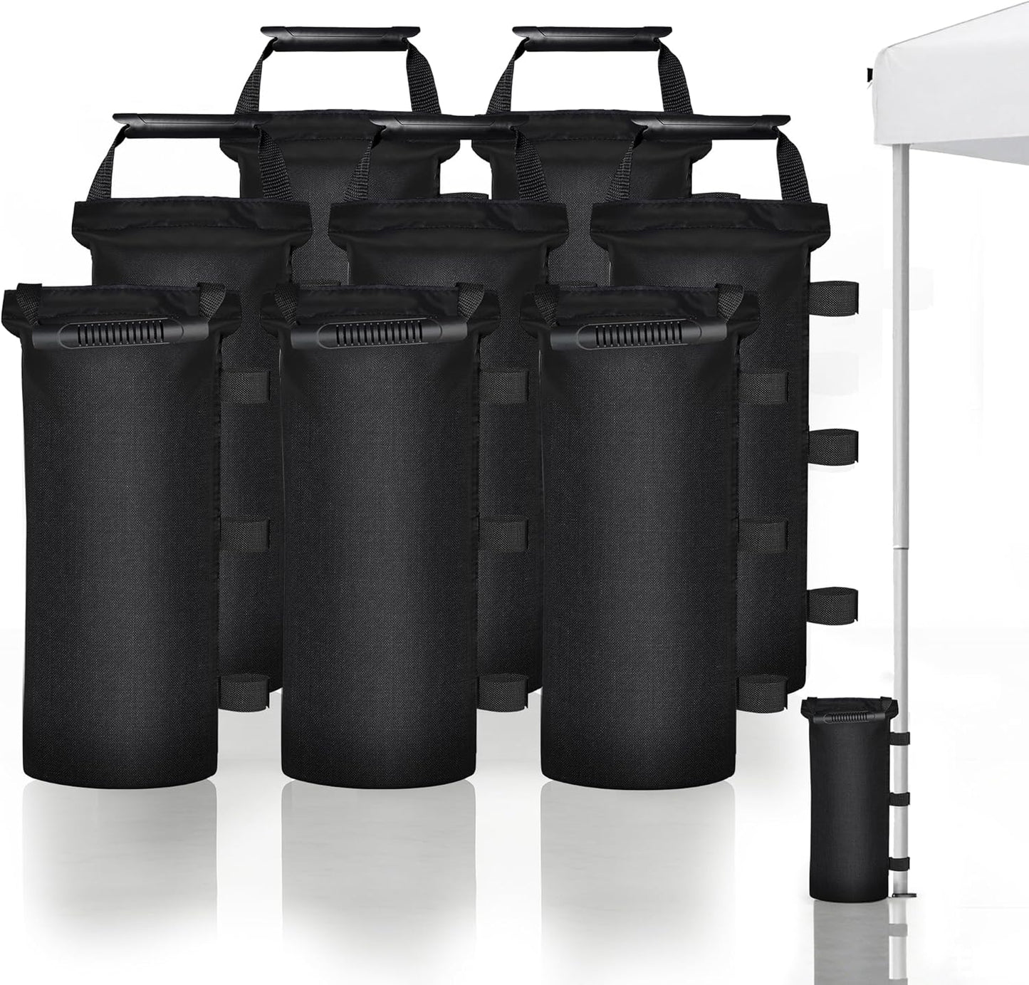 112 LBS Canopy Weights Sand Bags for Weight Windproof Pop up Canopy Tent (No Sand)-4 Pack