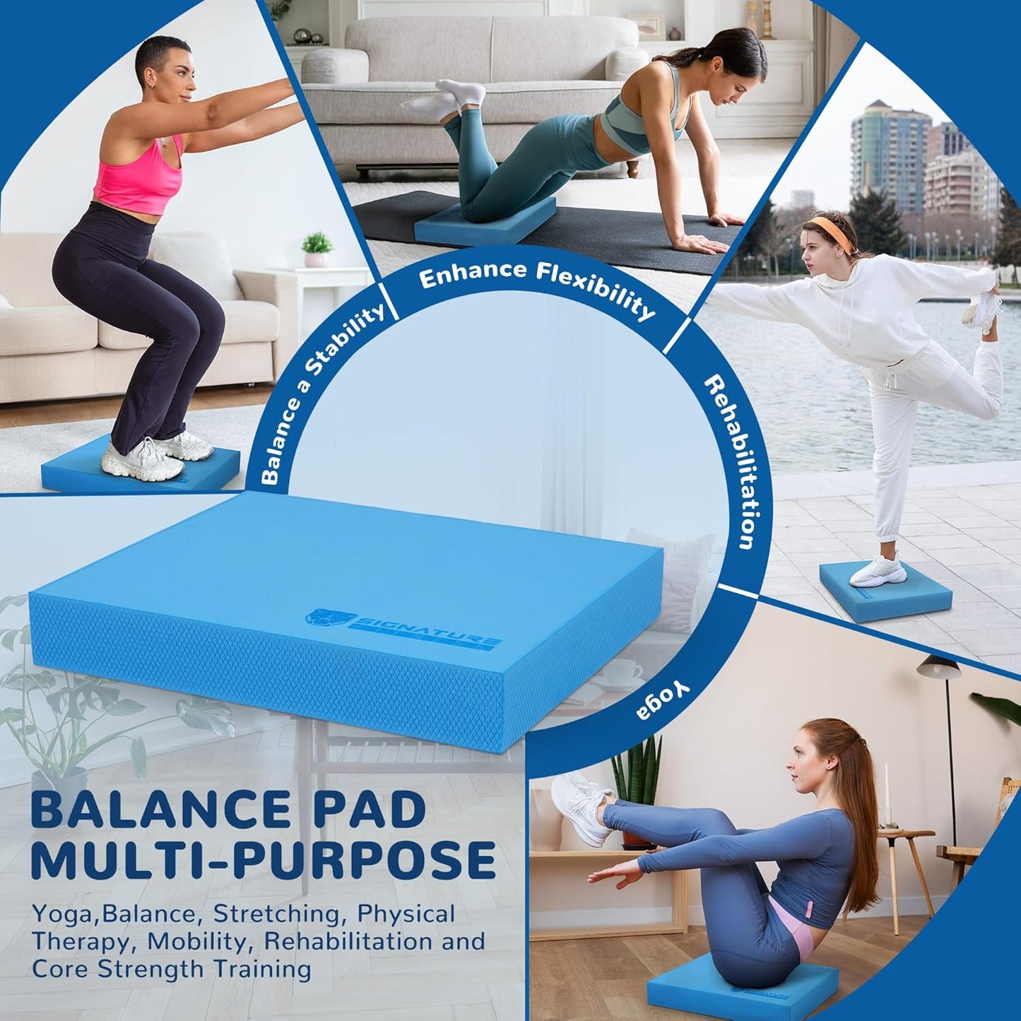 Fitvids Balance Pad, Nonslip Foam Balance Pad