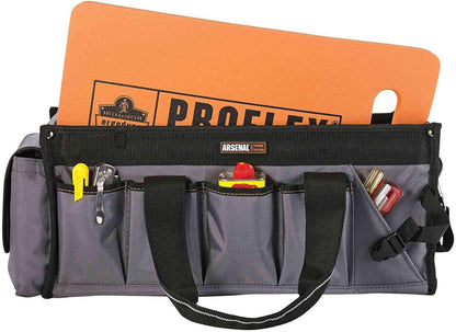 Ergodyne ProFlex 375 Kneeling Pad, Foam Knee Cushion, Water Resistant Kneeling Mat, 8" x 18" x 1,Orange, Compact