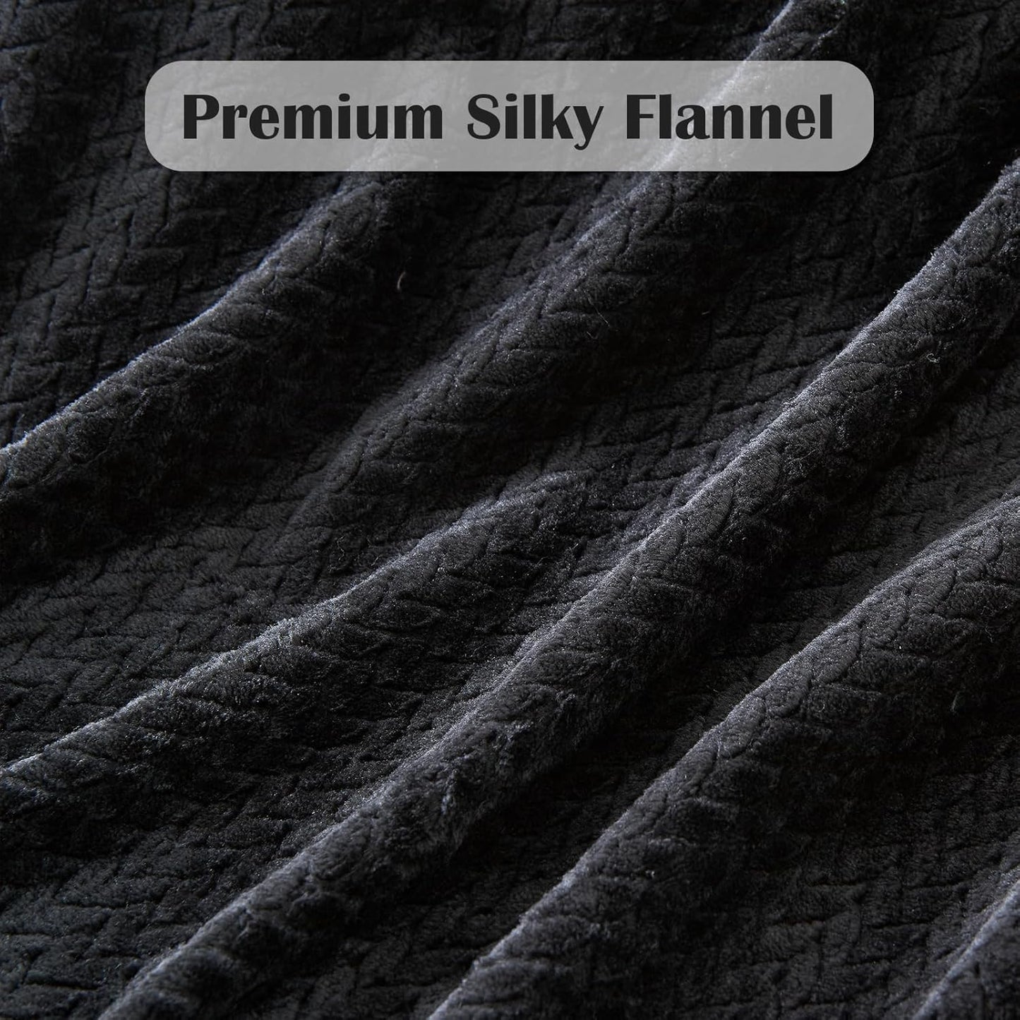 NEWCOSPLAY Super Soft Throw Blanket Light Purple Premium Silky Flannel Fleece Leaves Pattern Lightweight Bed Blanket All Season Use (Light Purple, Throw(50"x60")) - Colors B