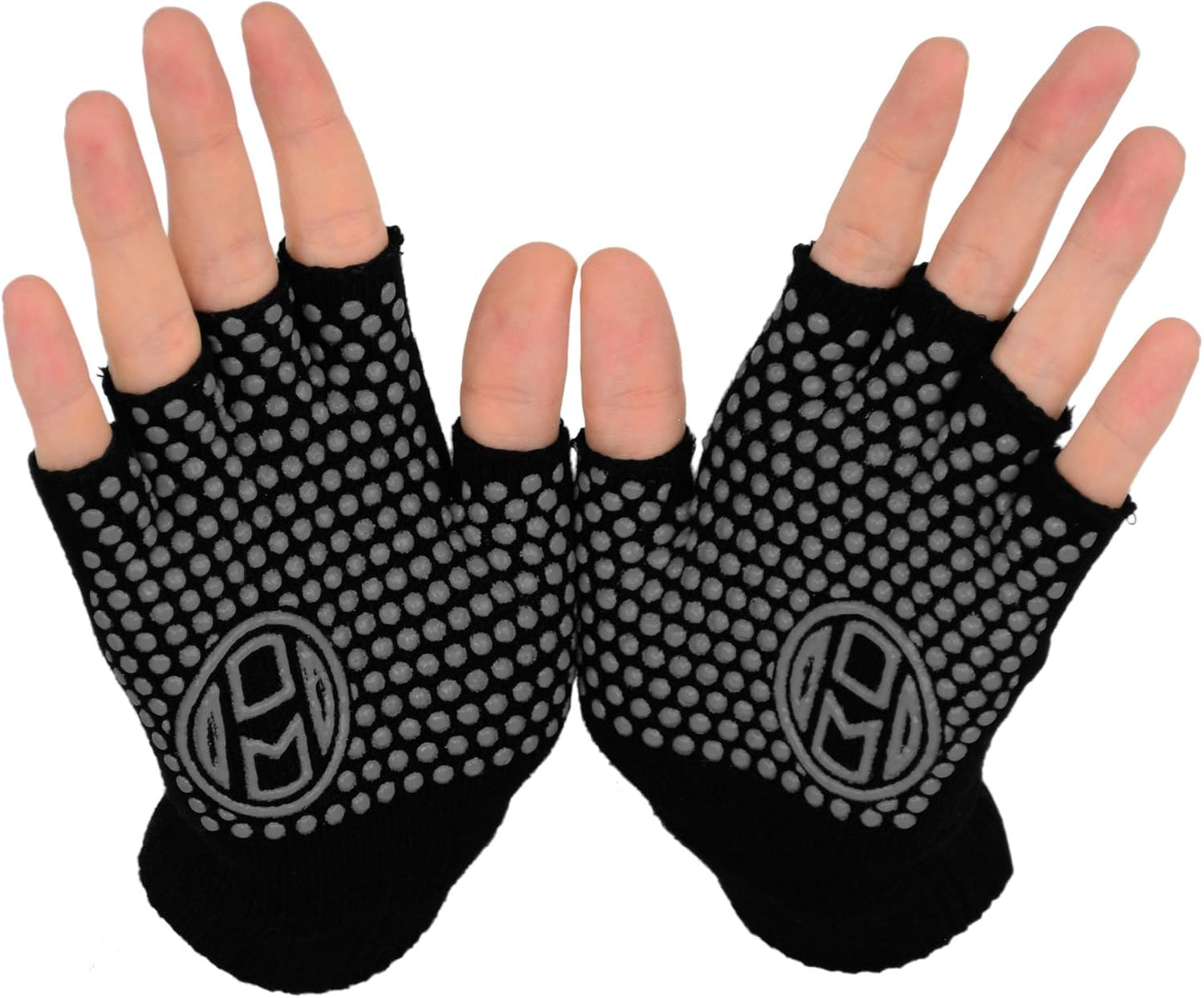 Mato & Hash Yoga Pilates Fingerless Exercise Grip Gloves