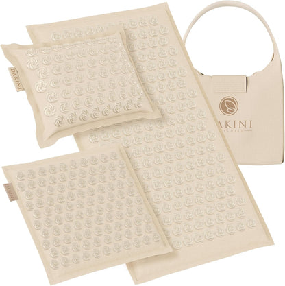 Dakini Acupressure Mat and Pillow Set with Mini Pad - Acupuncture Mat Full Body Pain Relief