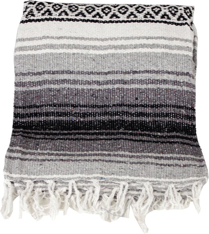 Canyon Creek Authentic Mexican Yoga Falsa Blanket (Light Purple)
