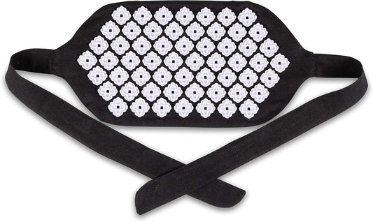 Kanjo Premium Acupressure Belt - Lightweight on-the-go Pain Relief - Relieves Back Pain - 100% Cotton Linen - Includes Carry Bag - Onyx