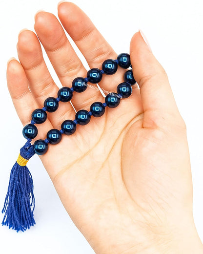 Amazing Gemstone 108 Beads Handmade Mala (Knotted, Rudraksha) - Colors A