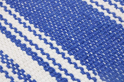 Hand Woven 100% Cotton Yoga Mat- Thick Handloom Made in India- for Gym Floor Exercise - Runner for Bedroom