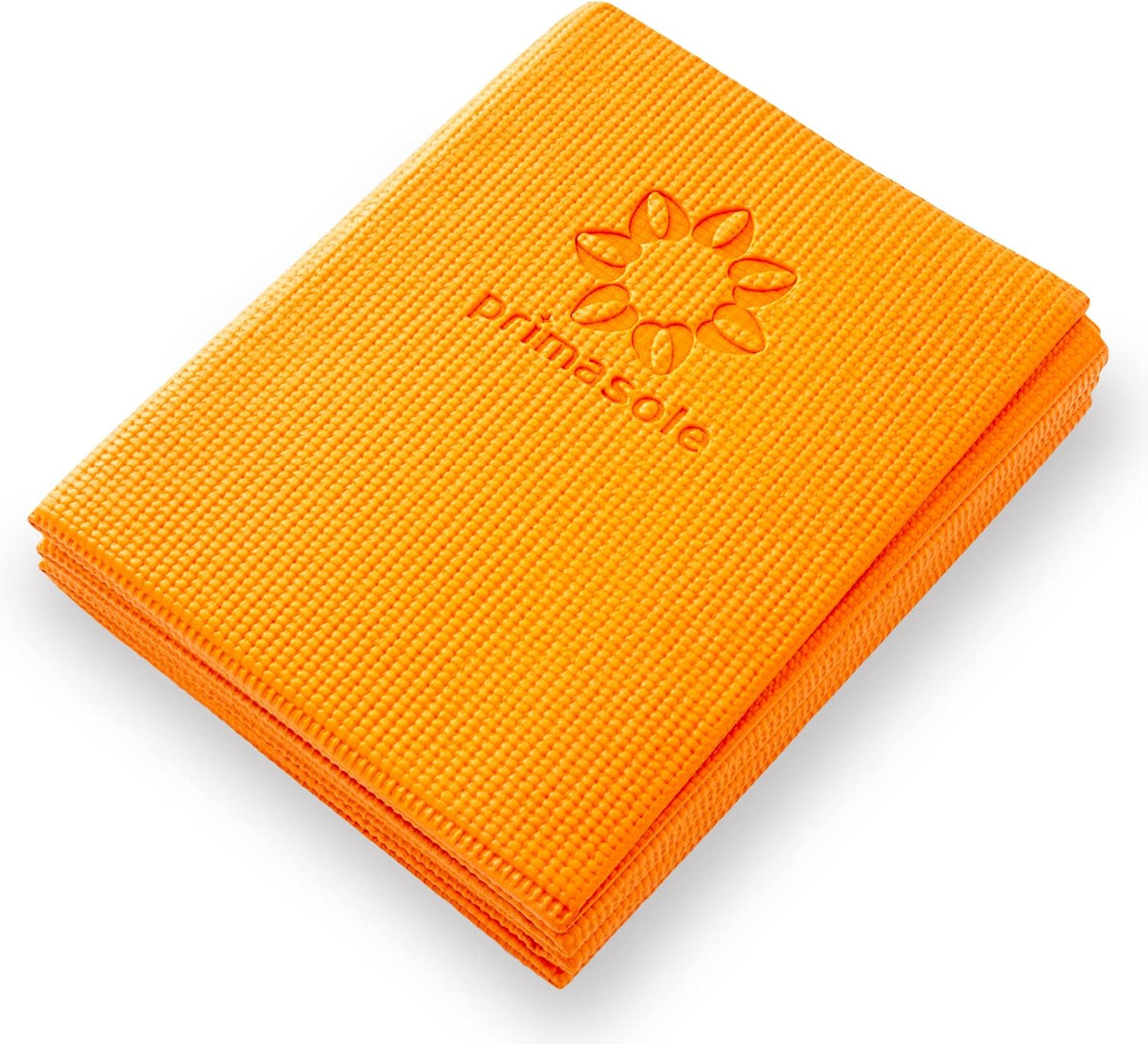 Primasole Folding Yoga Travel Pilates Mat Foldable Easy to Carry to Class Beach Park Tear resistant Travel Picnics 4mm Thick 9 Colors