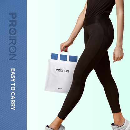 PROIRON Foldable Yoga Mat 0.24"/0.16" for Home Workout & Travel, Non Slip Travel Yoga Mats with Carry Bag, Packable Yoga Mat for Home Gym, Pilates, Fitness,Stretching