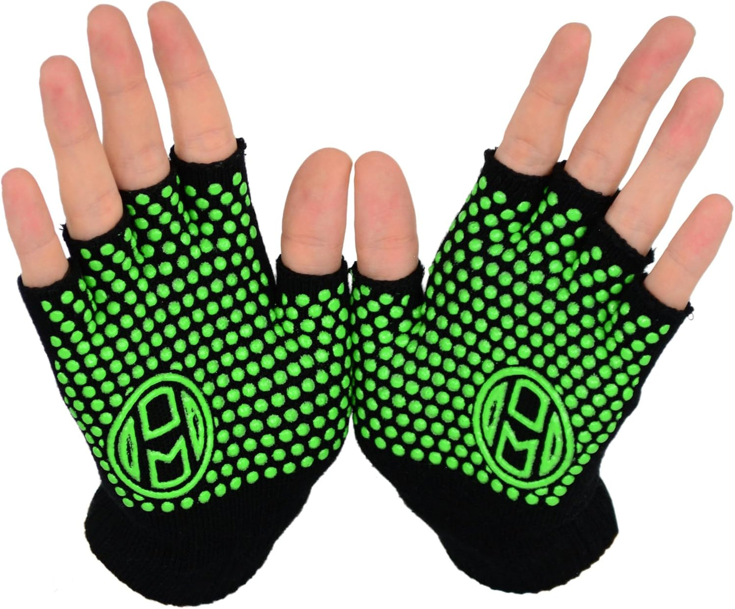 Mato & Hash Yoga Pilates Fingerless Exercise Grip Gloves