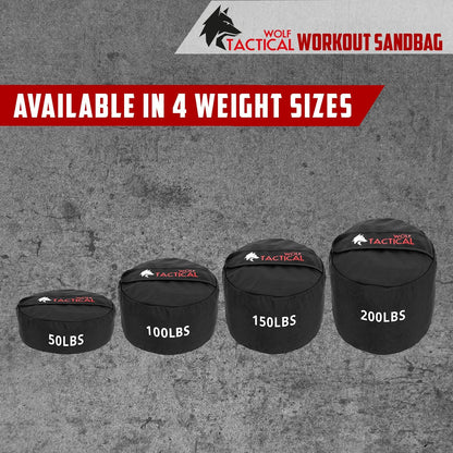 WOLF TACTICAL Sandbag Workout Bag Sand Bags for Weight Training Workout Sandbag Fitness Sand Bag