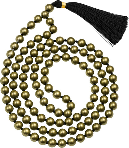Amazing Gemstone 108 Beads Handmade Mala (Knotted, Rudraksha) - Colors A