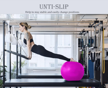 PL-0003 Soft Exercise Ball, Anti-Burst Yoga Ball Chair Supports 2200lbs PL-0003