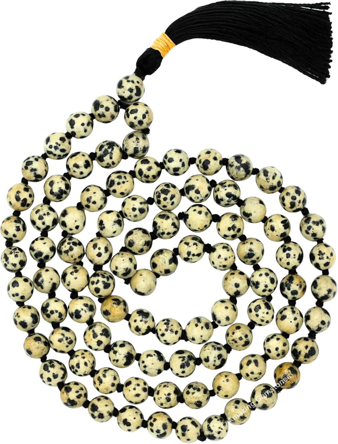 Amazing Gemstone 108 Beads Handmade Mala (Knotted, Rudraksha) - Colors B