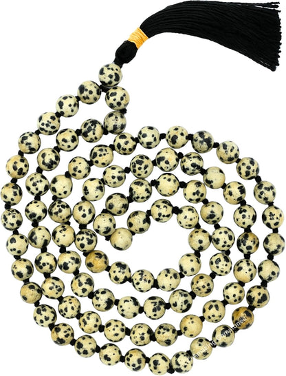 Amazing Gemstone 108 Beads Handmade Mala (Knotted, Rudraksha) - Colors B