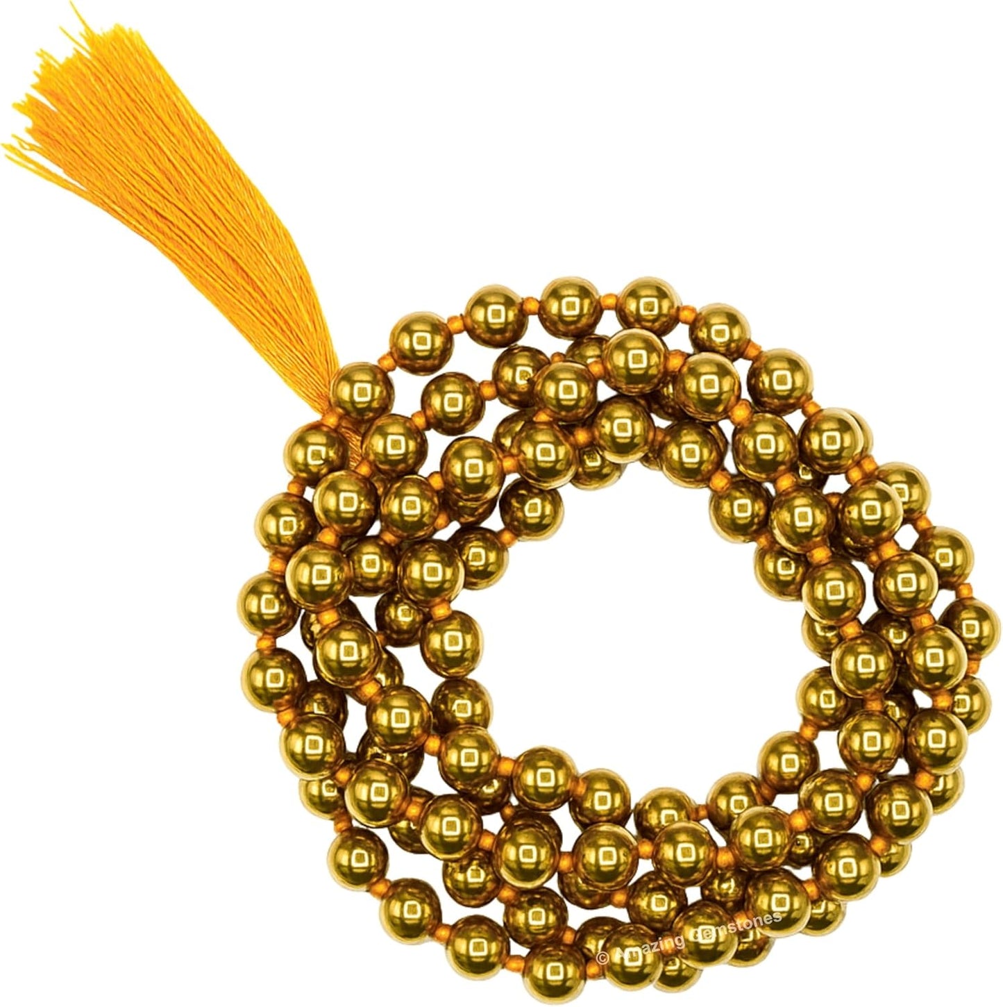 Amazing Gemstone 108 Beads Handmade Mala (Knotted, Rudraksha) - Colors B