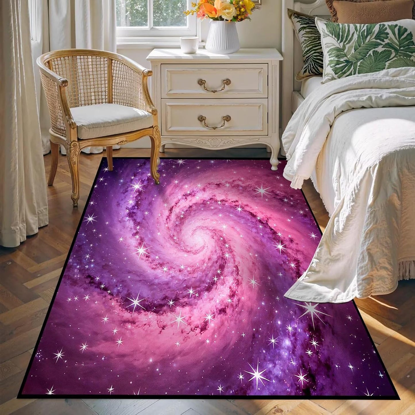 5' X 7' Queen and King Rug Black Grey Area Rugs Dining Living Room Bedroom Kitchen Office Yoga Room Washable Floor Mat Doormats Throw Rug Carpet Room Decor