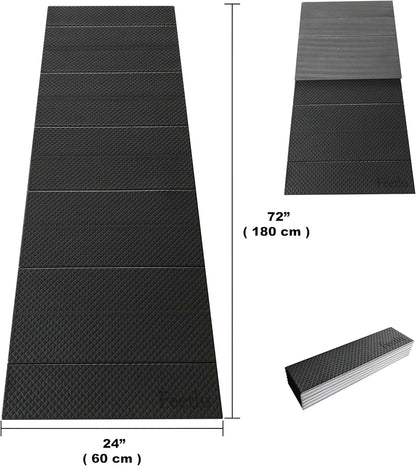 Foldable Yoga Exercise Mat – Lightweight, Anti-Slip, and Easy to Store for Yoga, Pilates, Home Workouts, and Floor Exercises