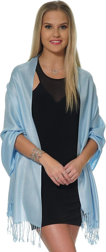 Pashmina Shawls and Wraps for Evening Dresses, Large Soft Pashminas Wedding Shawl
