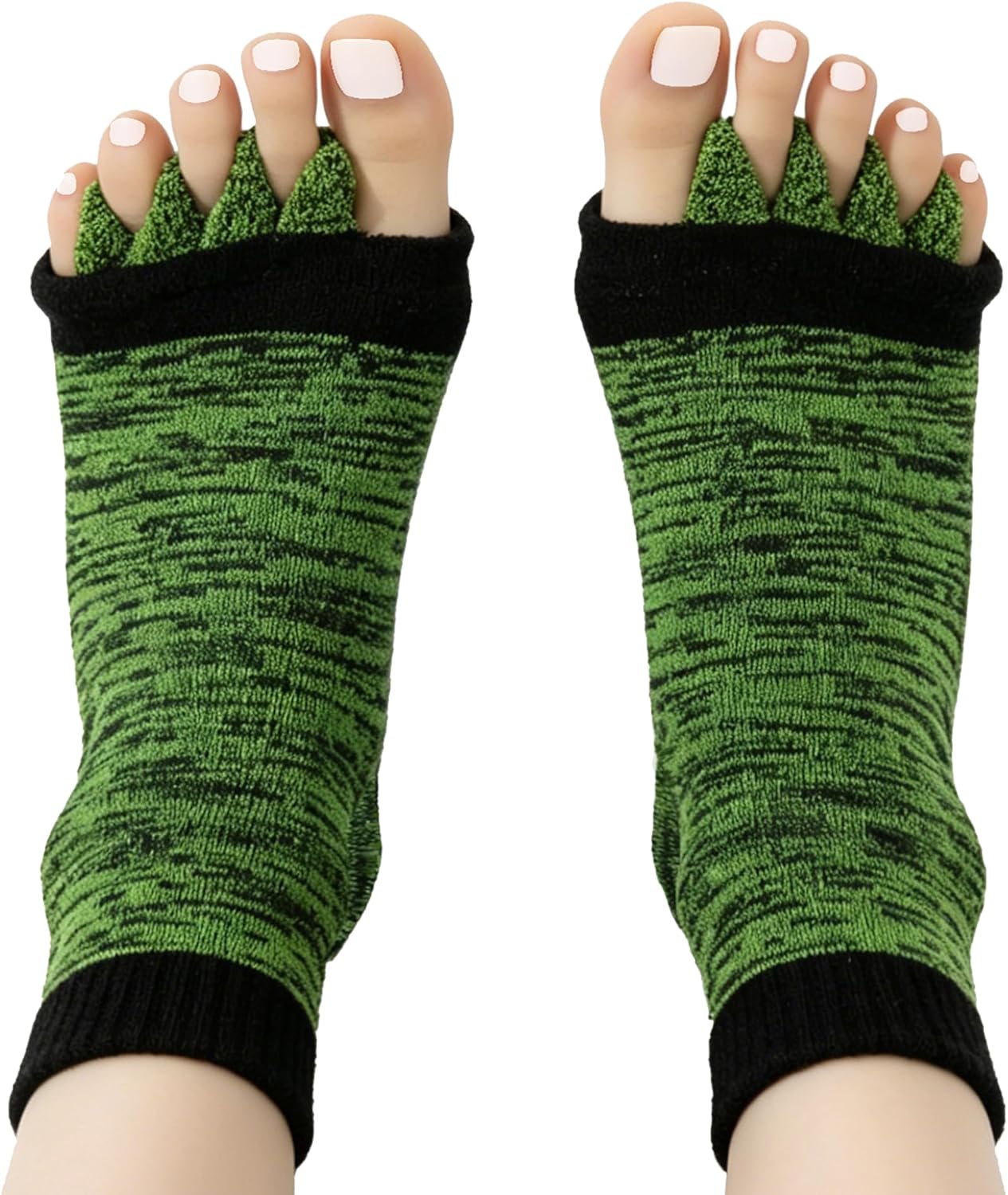 Toe Separator Socks for Yoga Women Men, Bunion Corrector Spacers Socks for Pain Relief & Circulation Improvement
