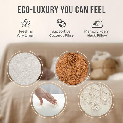 Dakini Acupressure Mat and Pillow Set with Mini Pad - Acupuncture Mat Full Body Pain Relief