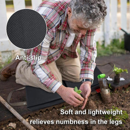 Extra Thick Soft Kneeling Pad for Men and Women, Waterproof Gardening Pads with Memory Foam, Yoga or Exercise Cleaning Knee Cushion, Collapsible Kneeling Mat Non-Slip Bottom Lightweight, Garden Gifts