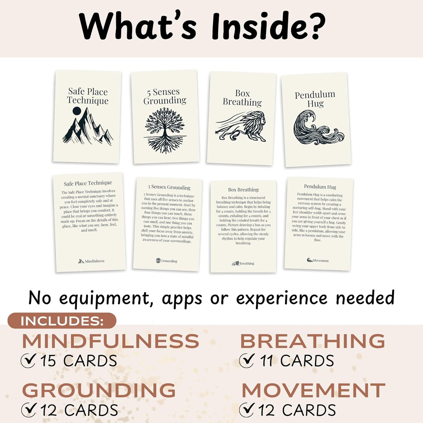 Somatic Therapy Cards with Exercises to Reset Your Nervous System, Relieve Anxiety, Soothe Stress, and Reconnect Through Mindfulness, Breathwork, and Daily Movement