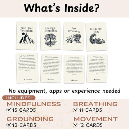 Somatic Therapy Cards with Exercises to Reset Your Nervous System, Relieve Anxiety, Soothe Stress, and Reconnect Through Mindfulness, Breathwork, and Daily Movement