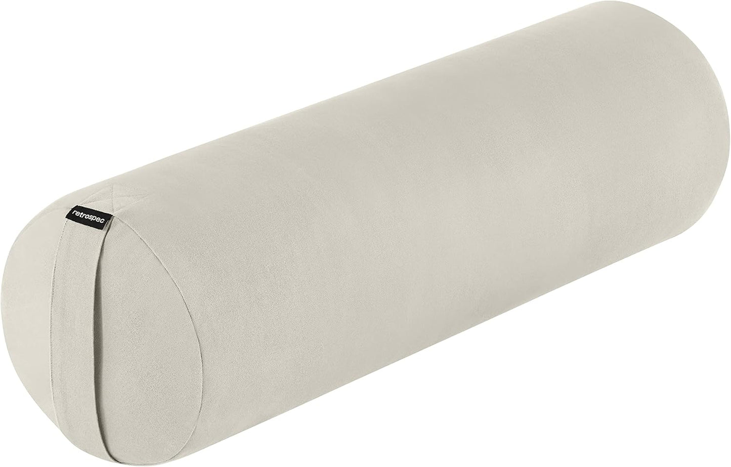 Retrospec Retrospec Sequoia Yoga Bolster Pillow - Meditation Cushion for Yoga Practices - Includes Machine Washable 100% Cotton Cover & Durable Carry Handle