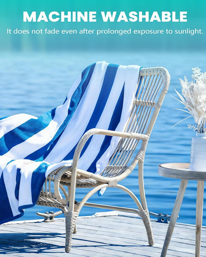 Antfuny Turkish Beach Towels Vacation Essentials Quick Dry Sand Free Oversized Bath Pool Swim Towel Extra Large XL Blanket Adult Travel Cruise Accessories Must Haves Clearance Stuff Necessities - Colors B