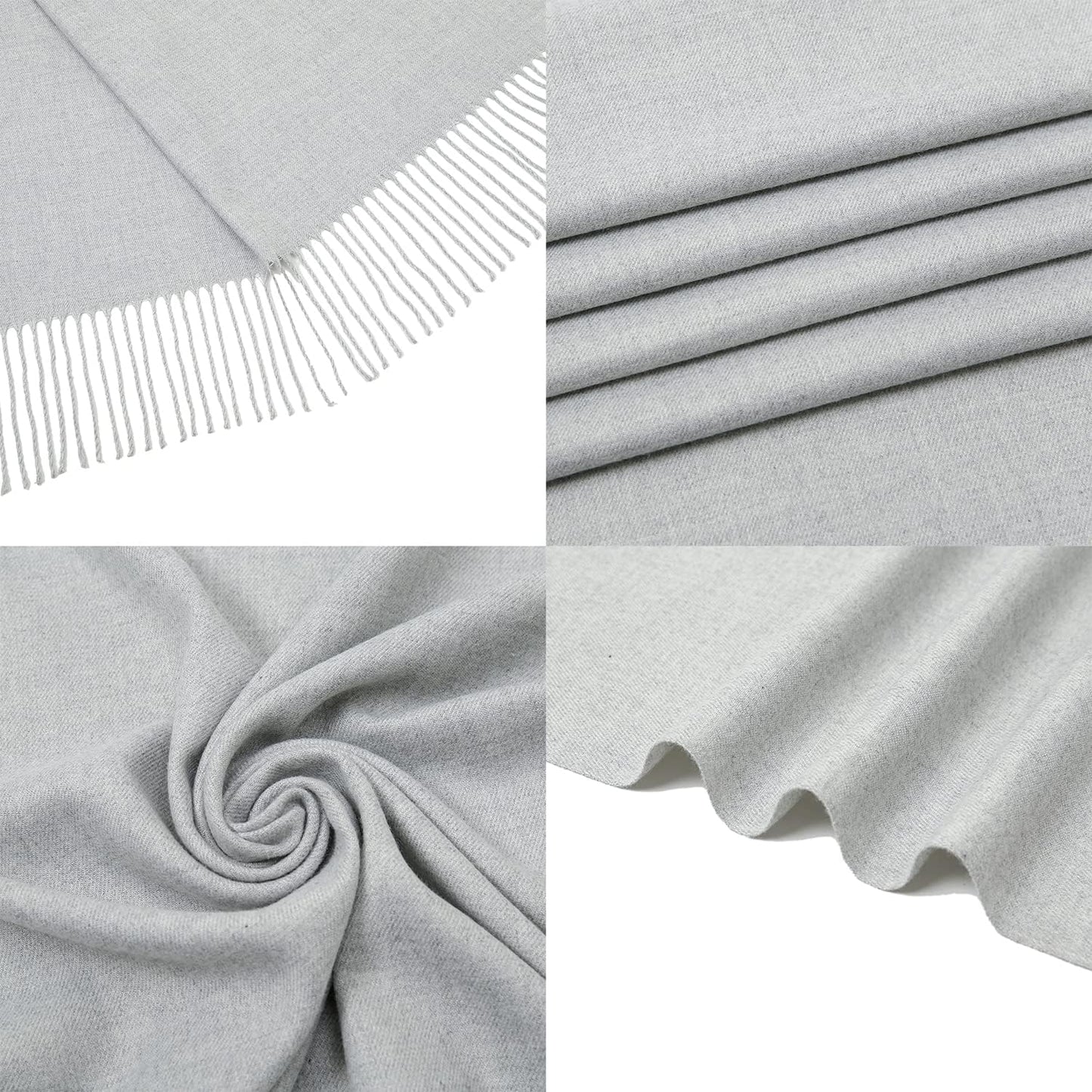 RIIQIICHY Women's Scarf Pashmina Shawls and Wraps for Evening Dress Bridesmaid Wedding Bridal Winter Warm Long Large Scarves