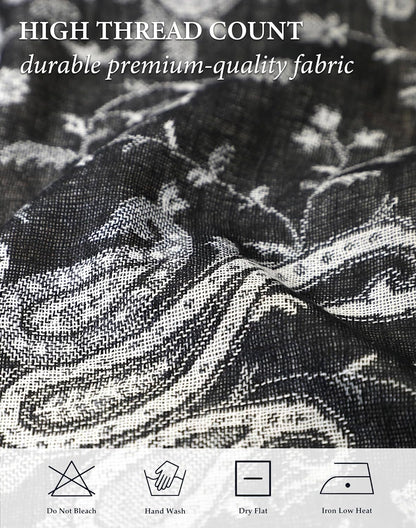 Achillea Reversible Paisley Pashmina Rave Scarf – Exotic Indian Shawls and Wraps for Evening Dresses, Festivals, All Seasons - Colors B