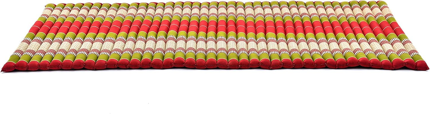 Leewadee - Kapok Roll Mat – Handcrafted Folding Sleep & Relaxation Mattress from Thailand, Ideal as Guest Bed, Camping Mat, Yoga Mat or Traditional Futon, 75 x 39 inches, Anthracite