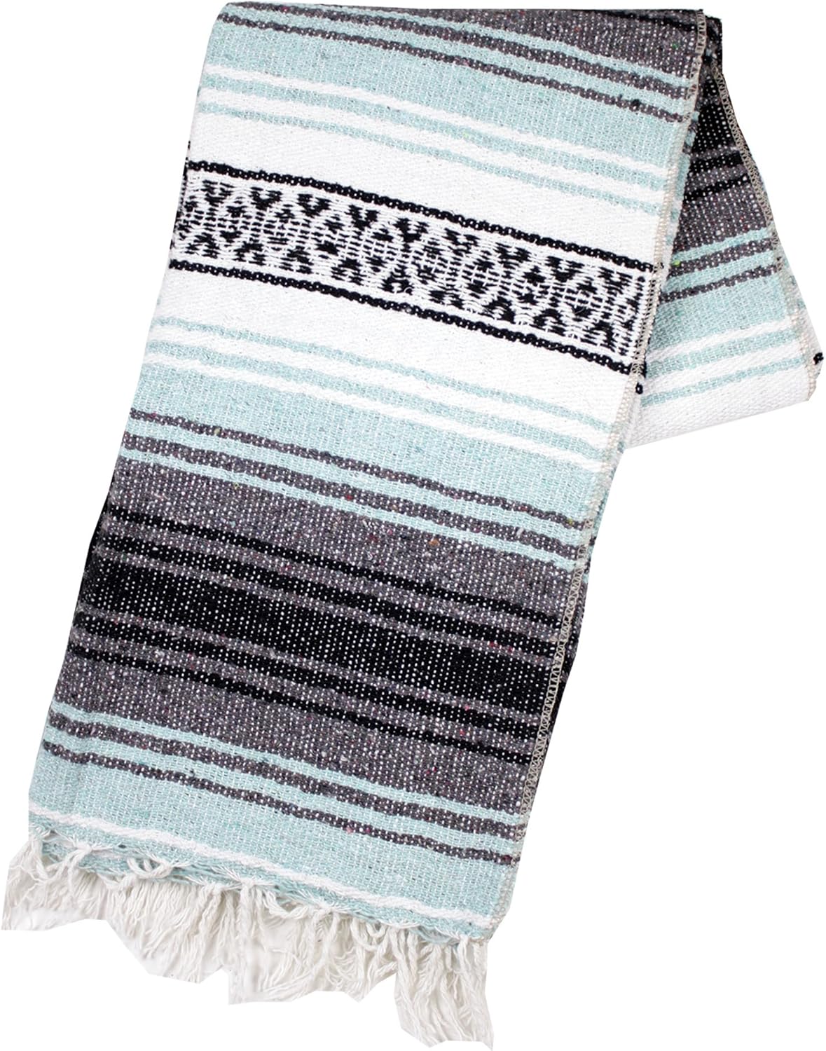 Canyon Creek Authentic Mexican Yoga Falsa Blanket (Light Purple)