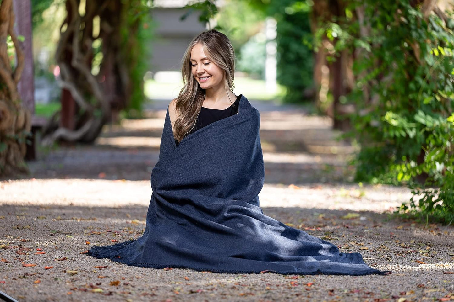 Meditation Shawl or Meditation Blanket, Shawl/Wrap, Oversize Scarf/Stole. Large. Unisex.