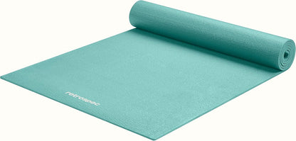 Retrospec Pismo Yoga Mat w/Nylon Strap for Men & Women - Non Slip Exercise Mat for Yoga, Pilates, Stretching, Floor & Fitness Workouts, .5mm Thick, Easy to Clean