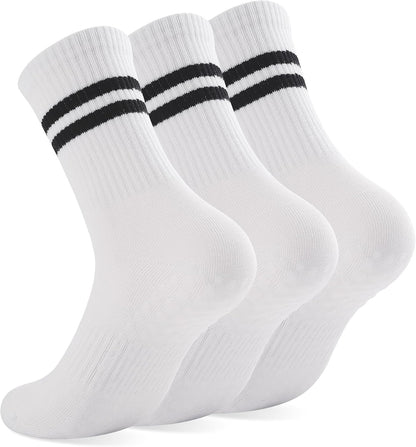 loudashuaiqi Grip Pilates Socks Non Slip Athletic Yoga Socks with Grips for Women Grippy socks for Hospital Workout Barre