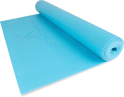 ProsourceFit Classic Yoga Mat 1/8” (3mm) Thick, Extra Long 72-Inch Lightweight Fitness Mat with Non-Slip Grip for Yoga, Pilates, Exercise