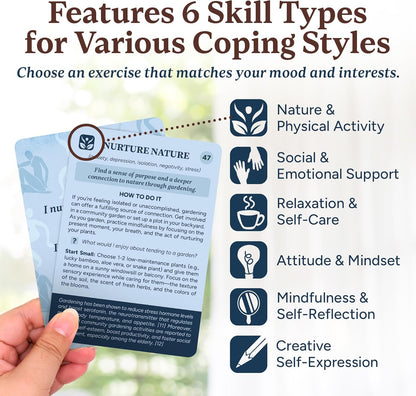Better Days 60 Somatic Therapy Exercise Cards for Nervous System Regulation – Soothe Stress and Reconnect with Your Body – 3.5” x 5” Cards – Breathwork, Mindfulness, and Gentle Movement Techniques