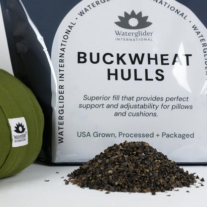Replacement Buckwheat Husks for Meditation Zafu or Pillow, USA Grown Hulls, 2 lbs