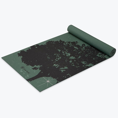 Gaiam Print Yoga Mat, Non Slip Exercise & Fitness Mat for All Types of Yoga, Pilates & Floor Exercises
