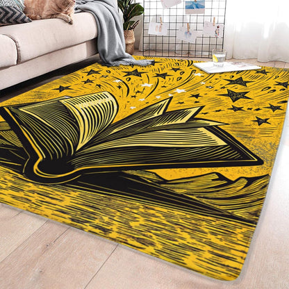 Butterfly Carpet Area Rug - Lovely Butterflies Printed Carpets for Kids Butterfly Theme Living Room Indoor Bedroom Decor Soft Polyester Yoga Mat 2'x3'