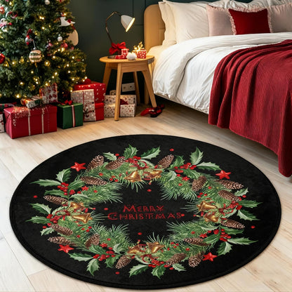keepcute Gaming Round Area Rugs Non Slip Round Rugs Carpet Yoga Mat for Entryway Living Room Bedroom Home Decor 3ft
