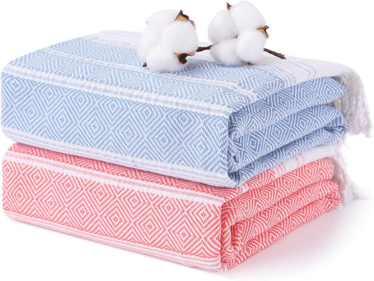 Turkish Beach Towels Vacation Essentials Yoga Blanket Pool Workout Towel Oversized Sand Free Quick Dry Lightweight Meditation Supplies Mat Cover Surf Boat River Float Accessories Gym Excise Stuff