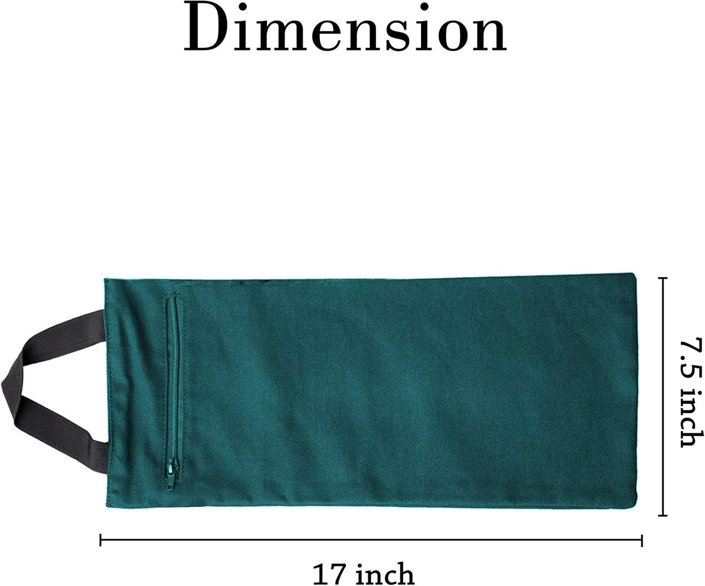 Yoga Sand Bag - Cotton Unfilled for Yoga Weights and Resistance Training, Size- 7.5" X 17"