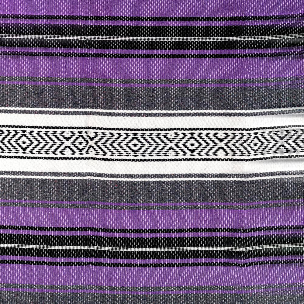 Airooglee 69" L x 51" W Large Mexican Blanket - Perfect as Yoga Outdoor Beach Serape Picnic Camping Woven Blanket, Boho Home Décor - Red