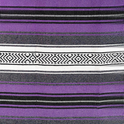 Airooglee 69" L x 51" W Large Mexican Blanket - Perfect as Yoga Outdoor Beach Serape Picnic Camping Woven Blanket, Boho Home Décor - Red