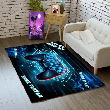 Game Controller Rugs for Bedroom Boys Living Room Gamer Gamepad Red Carpets Floor Mat Player Indoor Mats Gaming Art Design Home Decor Crystal Doormat Yoga Mats 3'x5'