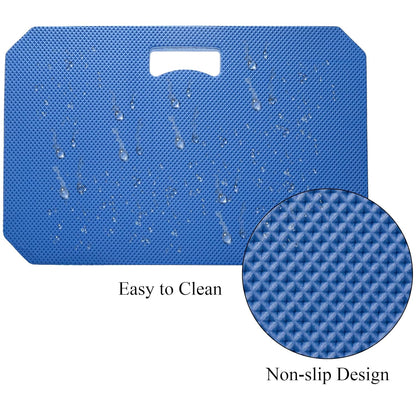 Hacaroa Set of 3 Extra Thick Kneeling Pad, High Density Foam Garden Kneeler, Comfortable Knee Pad Cushion for Work, Yoga Exercise, Baby Bath, Lightweight, Water Resistant, Blue